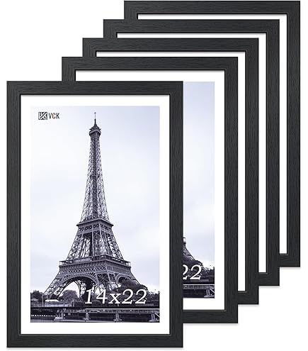 Amazon.com - VCK 14x22 Picture Frame Set of 4 - Black, Gallery